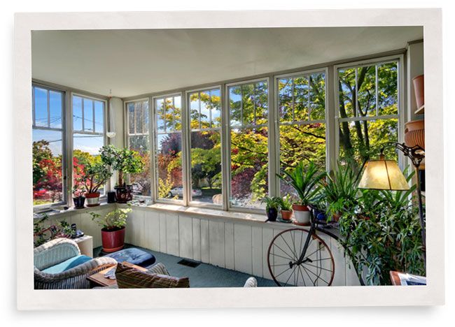 interior view of indow window inserts for historic home energy efficiency